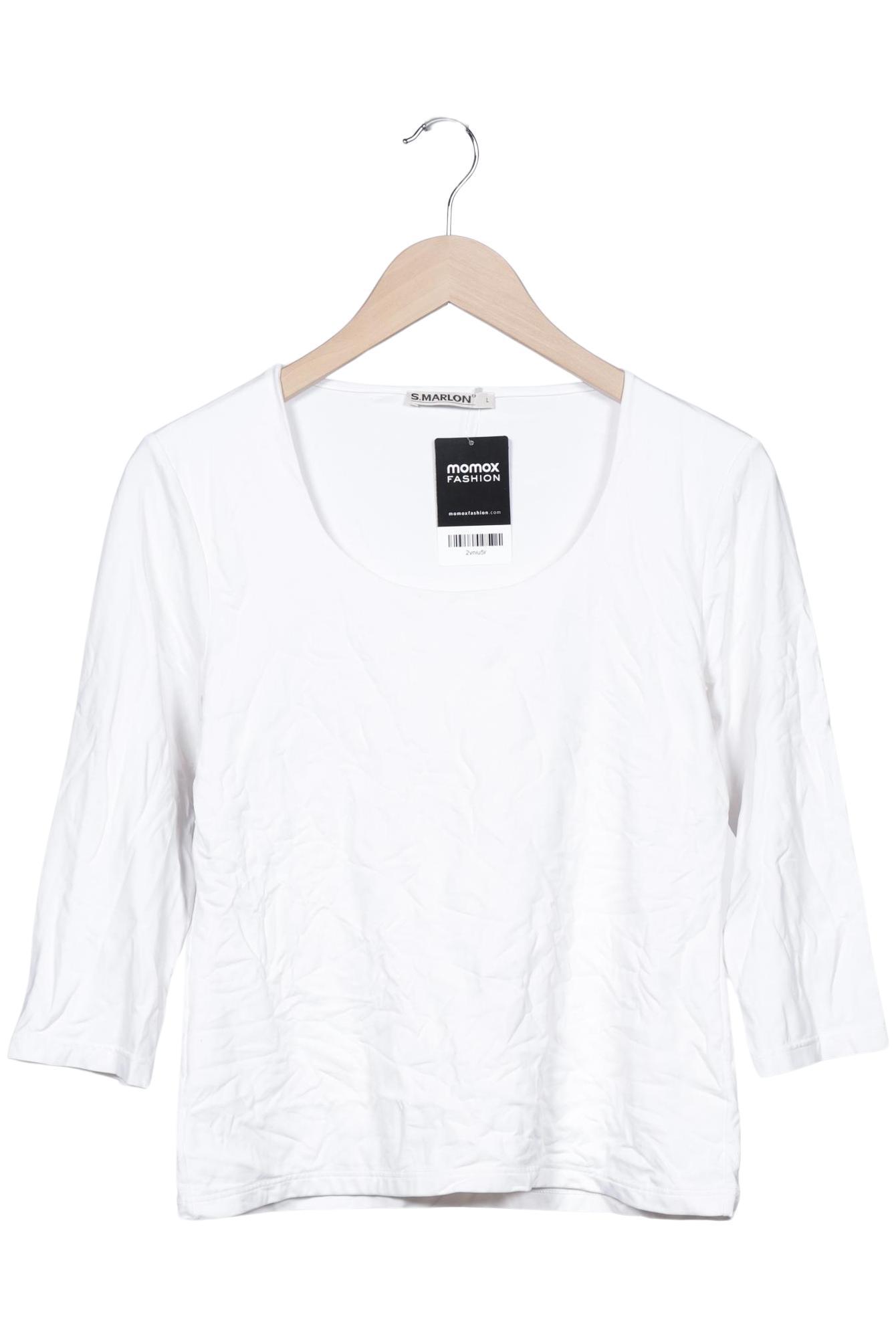

S.marlon Damen Langarmshirt, weiß, Gr. 42