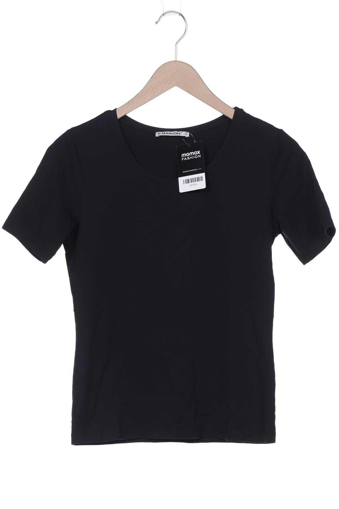 

S.marlon Damen T-Shirt, schwarz, Gr. 38