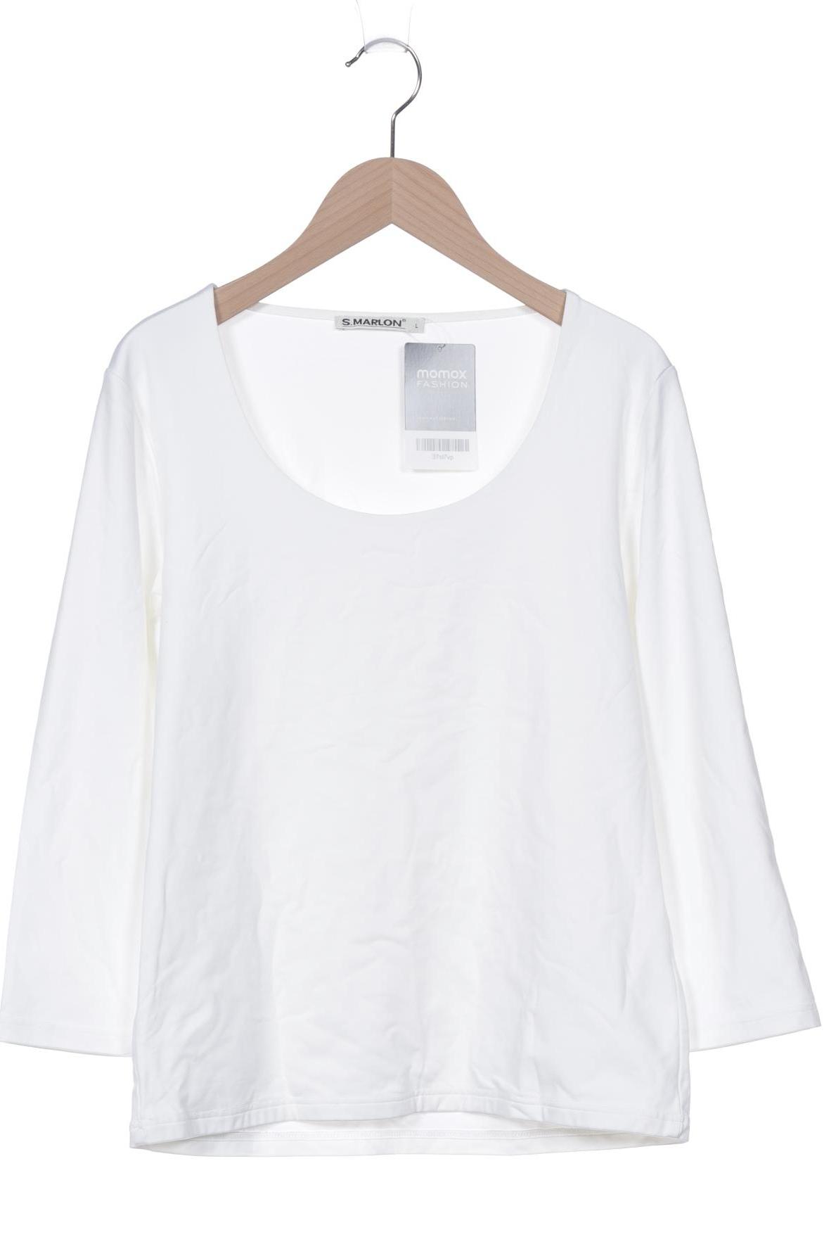 

S.marlon Damen Langarmshirt, weiß, Gr. 42