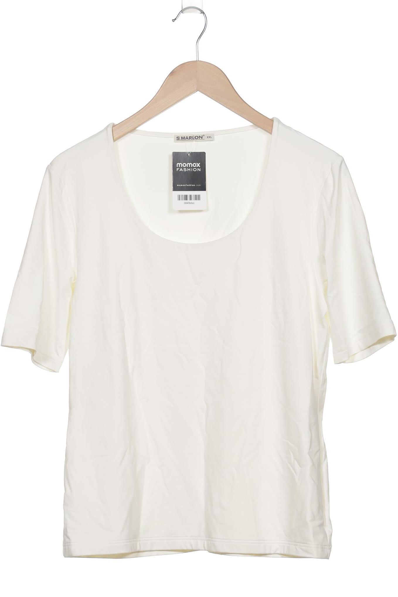 

S.marlon Damen T-Shirt, cremeweiß, Gr. 46