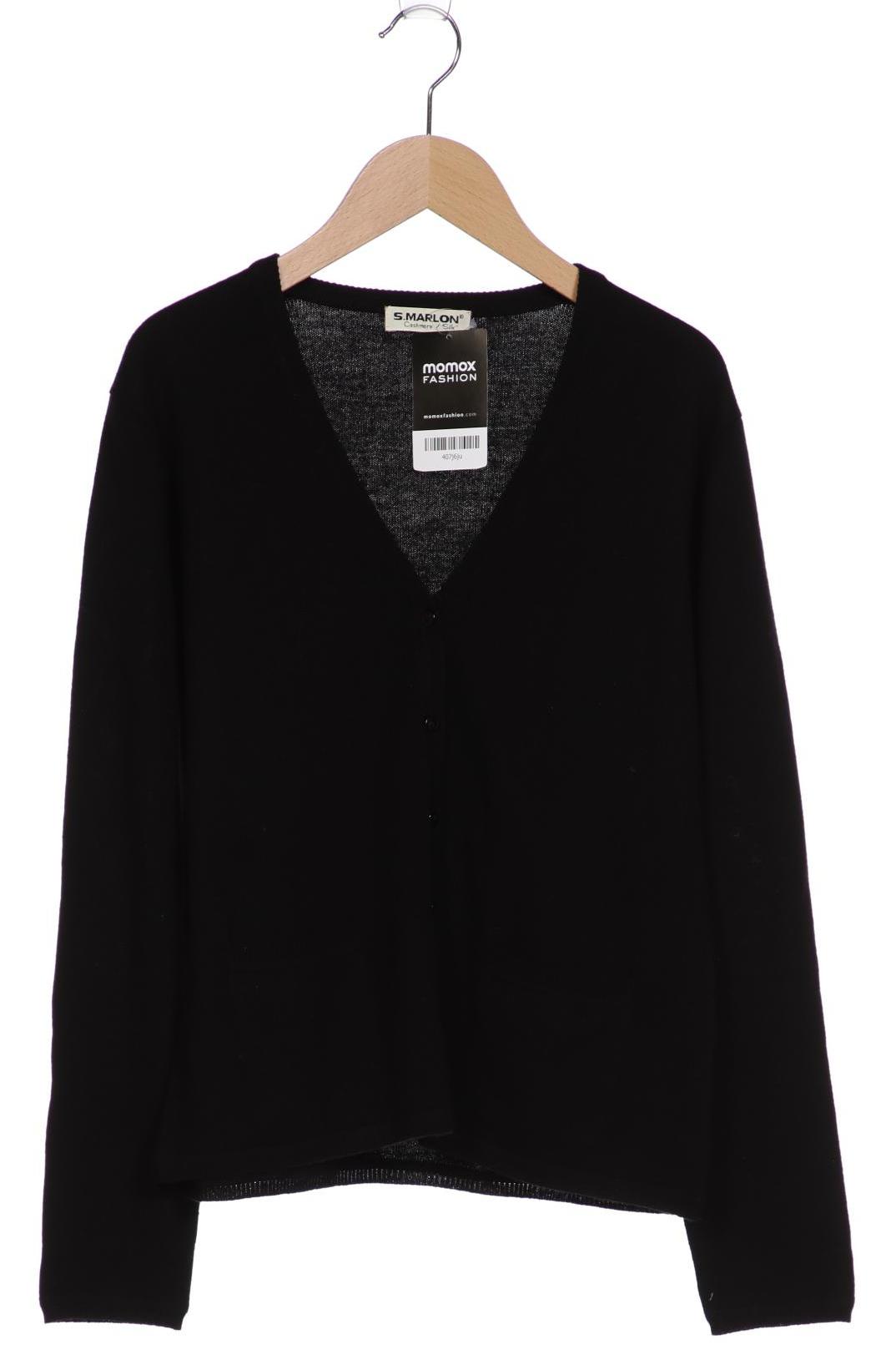 

S.marlon Damen Strickjacke, schwarz, Gr. 38