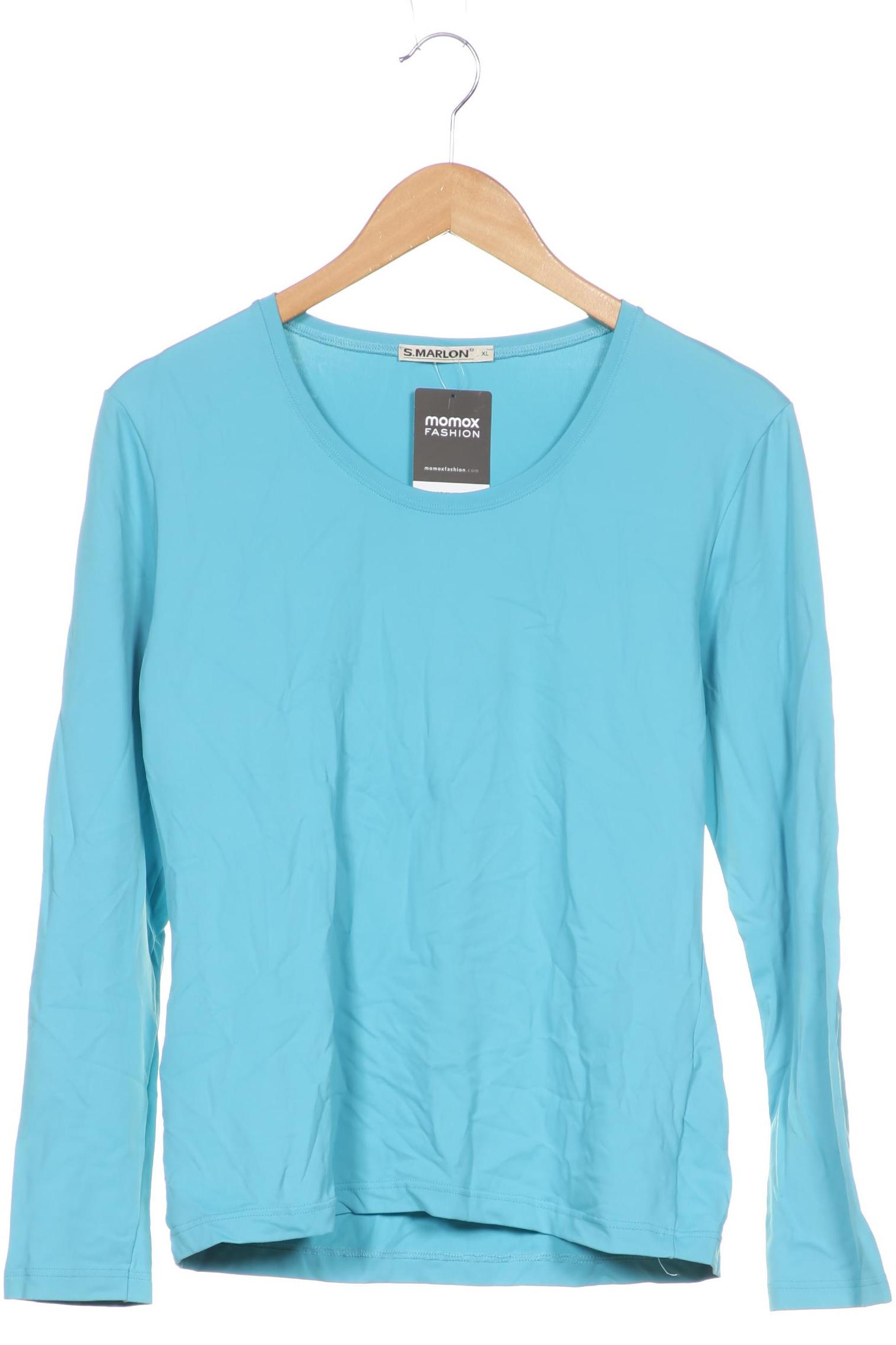 

S.marlon Damen Langarmshirt, blau, Gr.