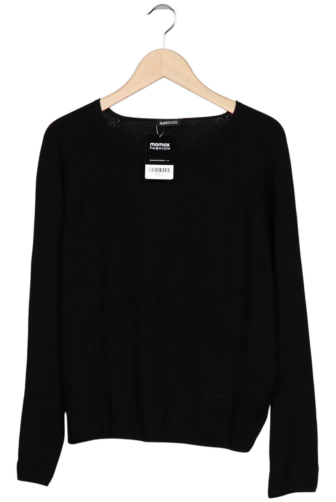

S.marlon Damen Pullover, schwarz, Gr. 42