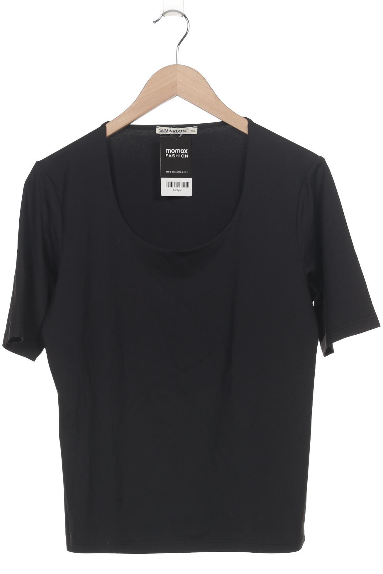 

S.marlon Damen T-Shirt, schwarz, Gr. 46