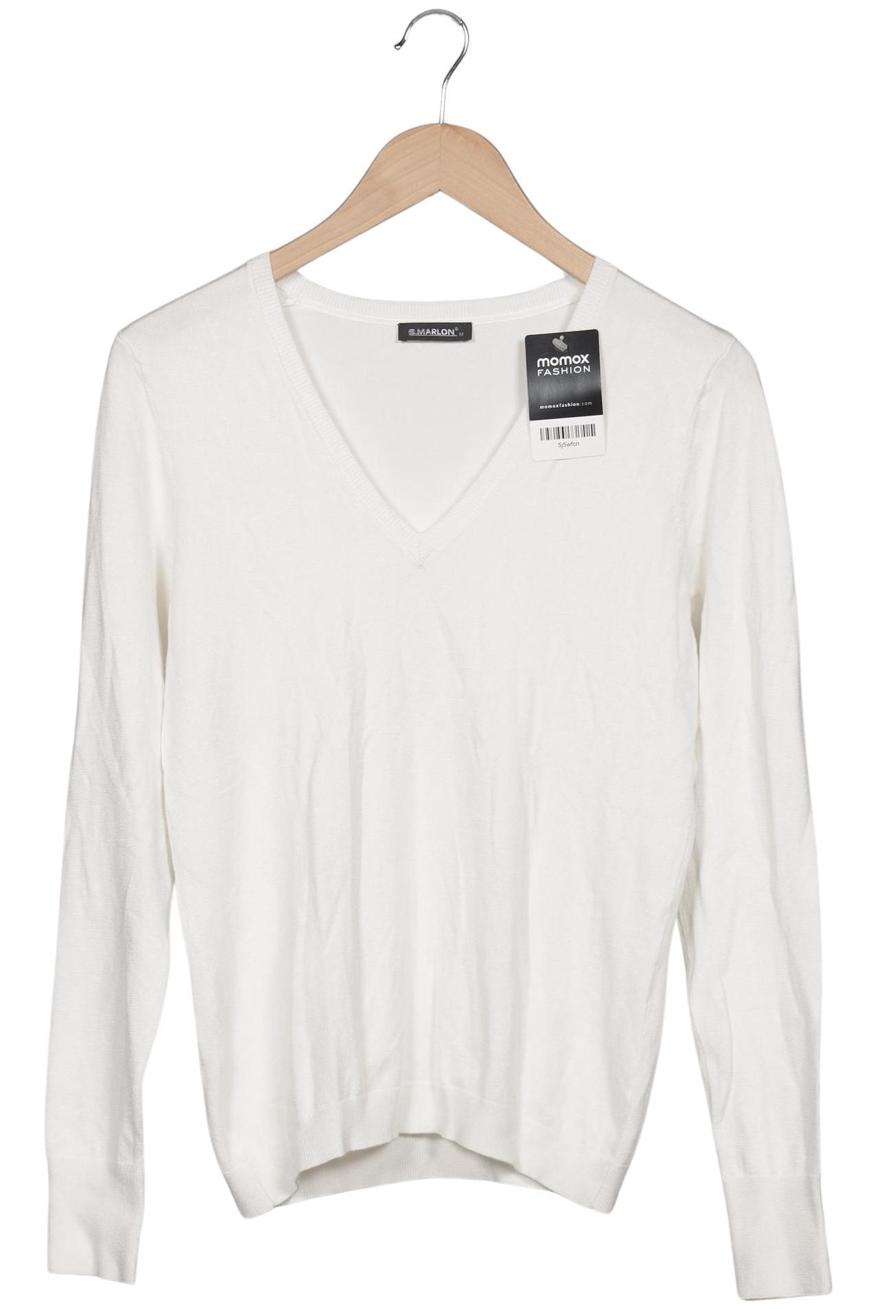 

S.marlon Damen Pullover, weiß, Gr. 38