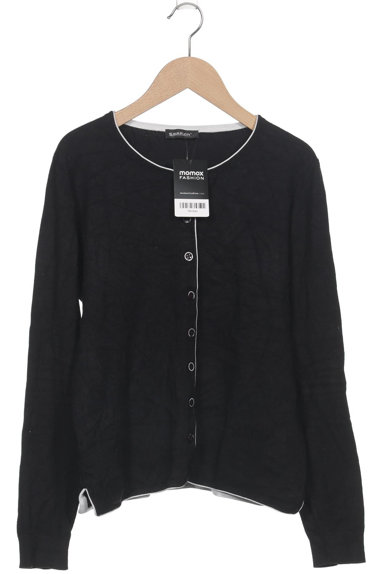 

S.marlon Damen Strickjacke, schwarz, Gr. 42