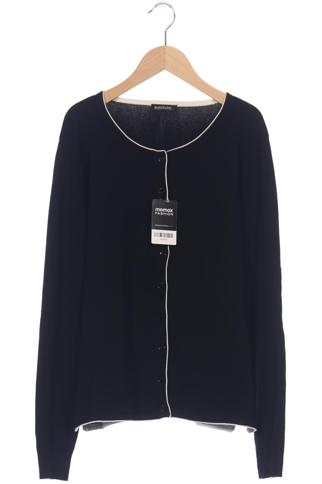 

S.marlon Damen Strickjacke, schwarz, Gr. 44