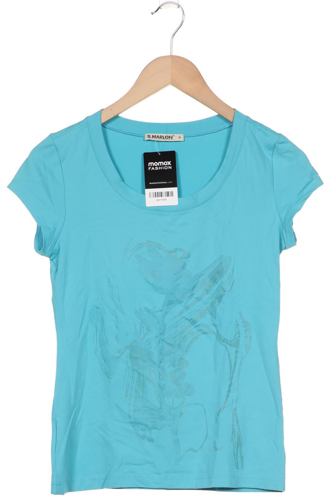 

S.marlon Damen T-Shirt, blau, Gr. 38
