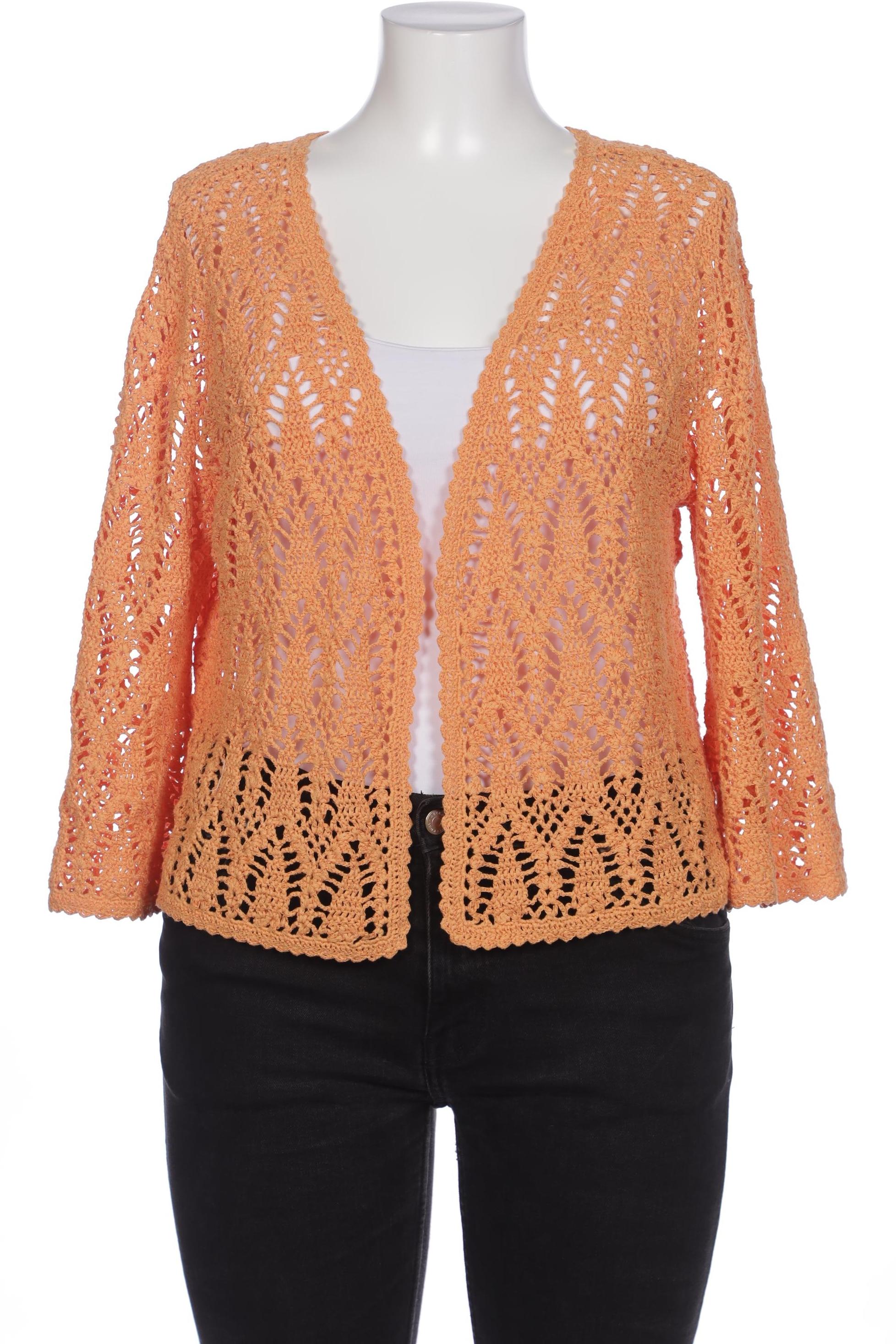 

S.marlon Damen Strickjacke, orange, Gr. 44