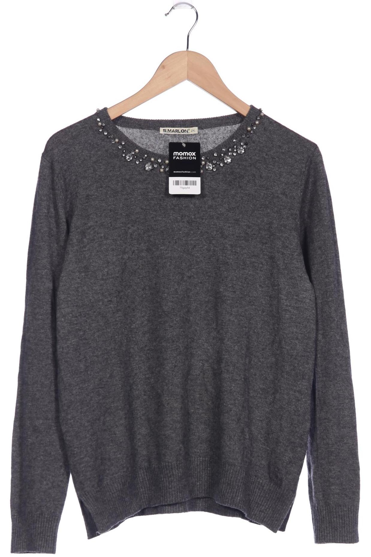 

S.marlon Damen Pullover, grau, Gr. 46