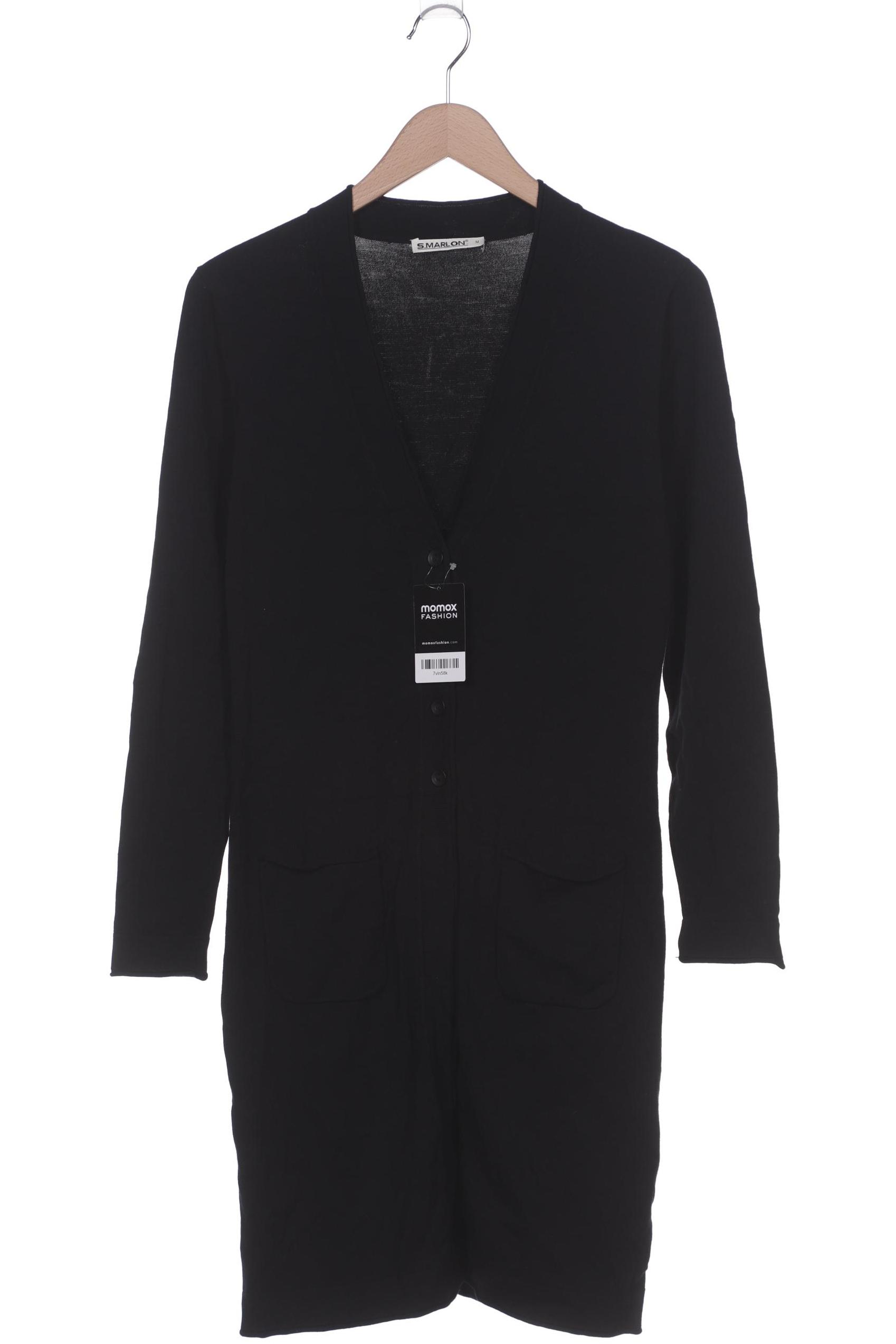 

S.marlon Damen Strickjacke, schwarz, Gr. 38