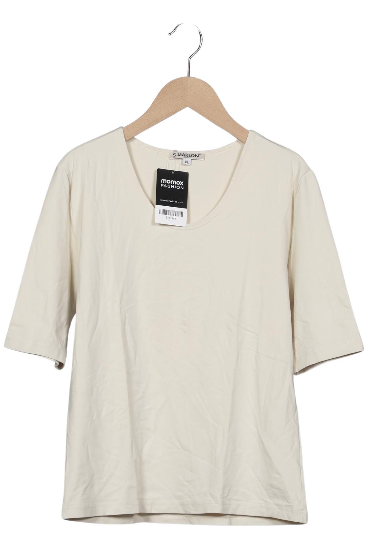 

S.marlon Damen T-Shirt, cremeweiß, Gr. 44