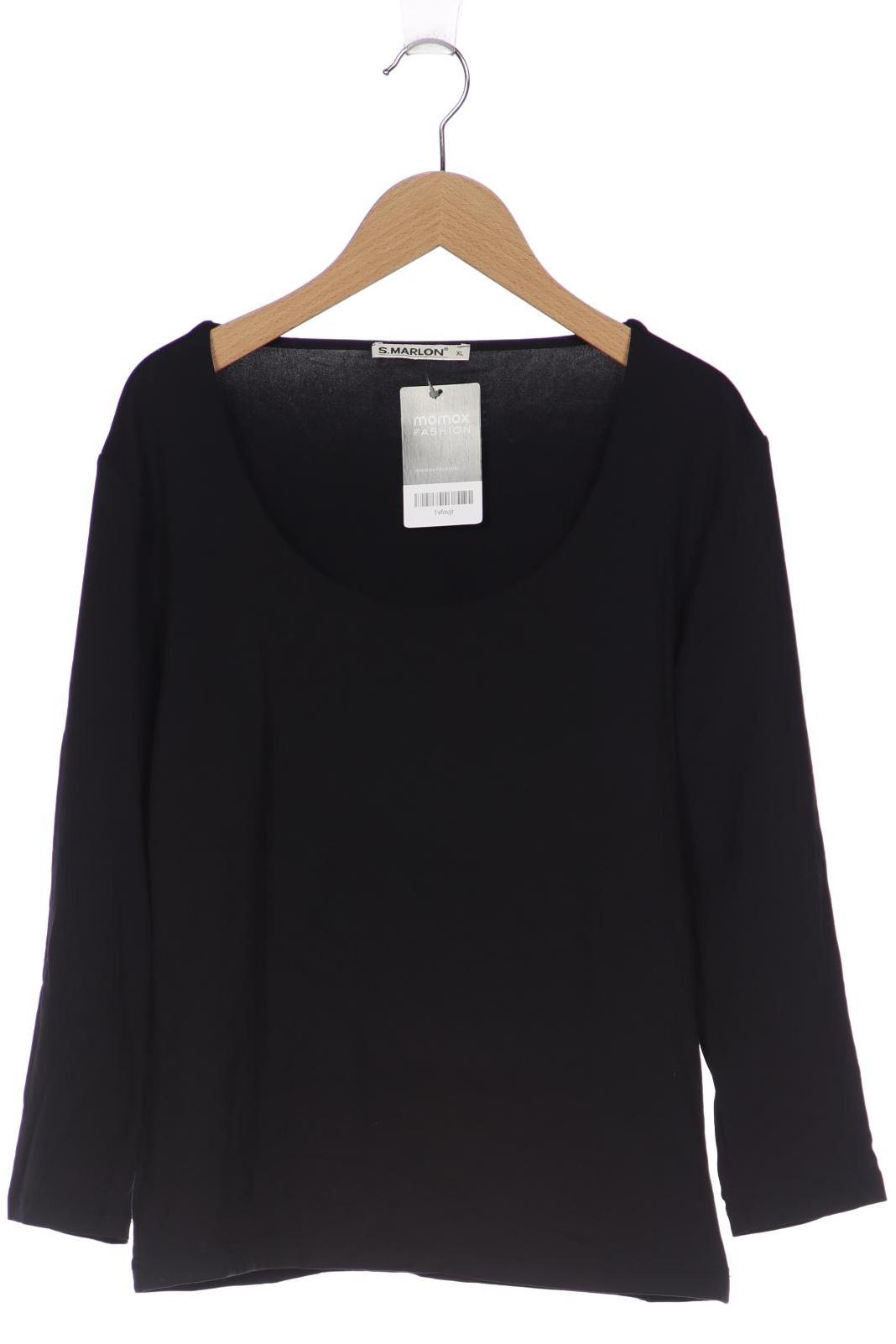 

S.MARLON Damen Langarmshirt, schwarz