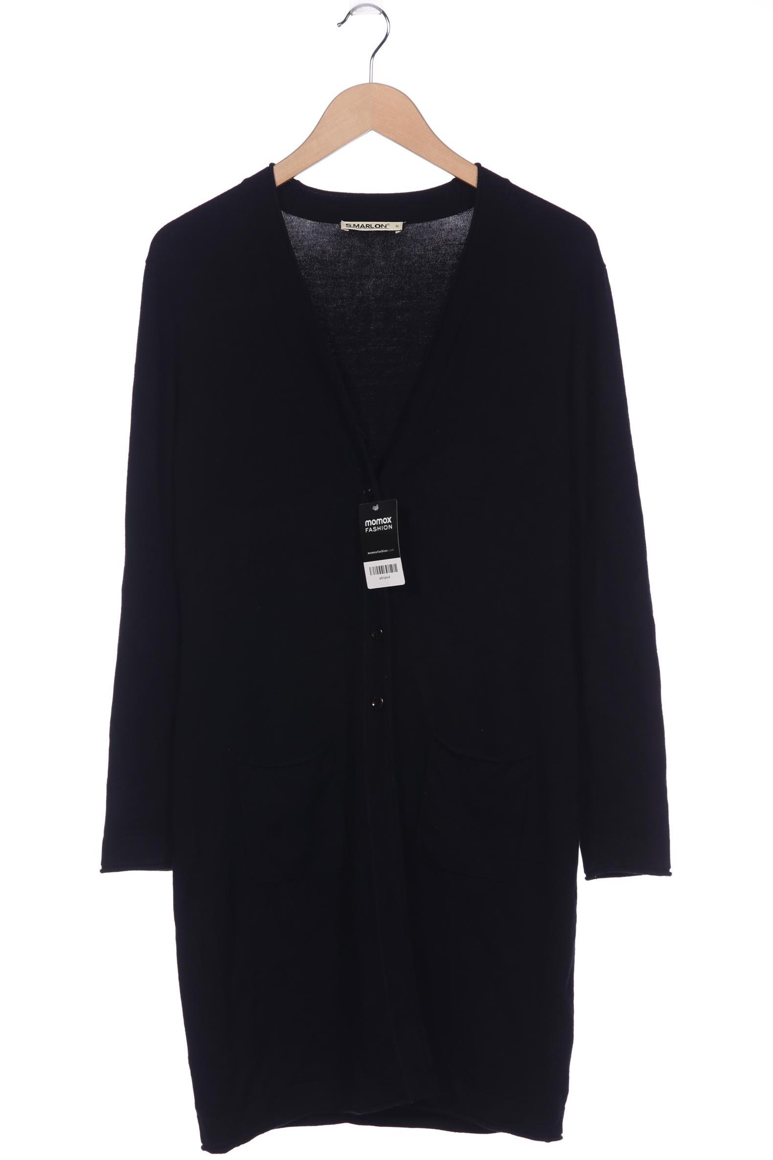 

S.marlon Damen Strickjacke, schwarz, Gr. 38