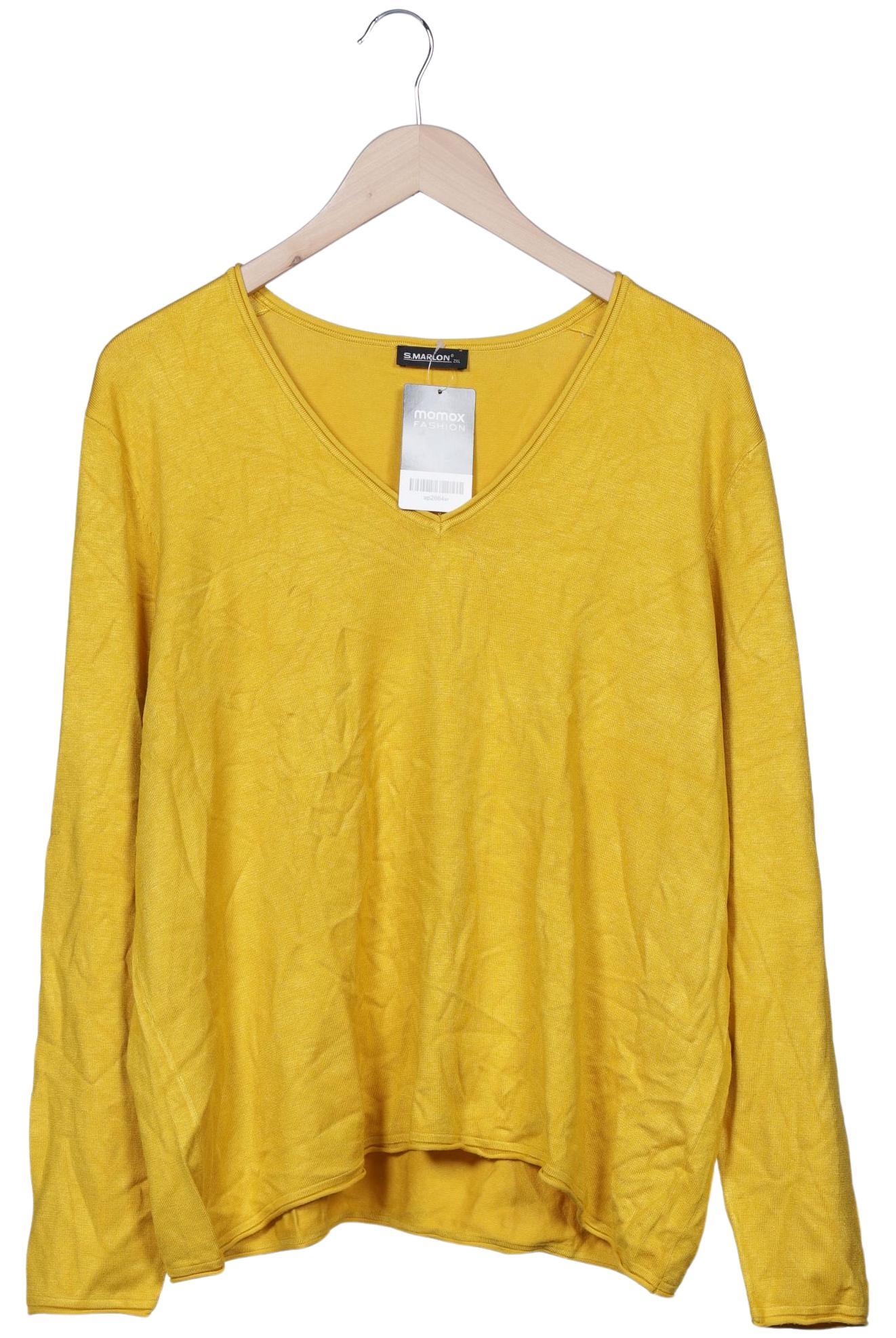 

S.marlon Damen Pullover, gelb, Gr. 46