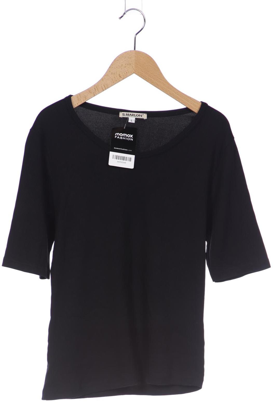 

S.marlon Damen T-Shirt, schwarz, Gr. 42