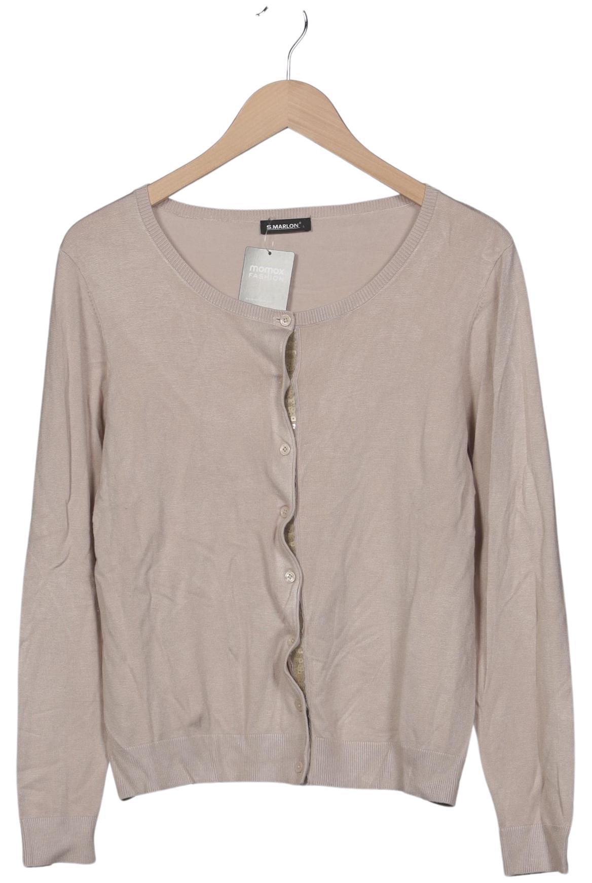 

S.marlon Damen Strickjacke, beige, Gr. 42