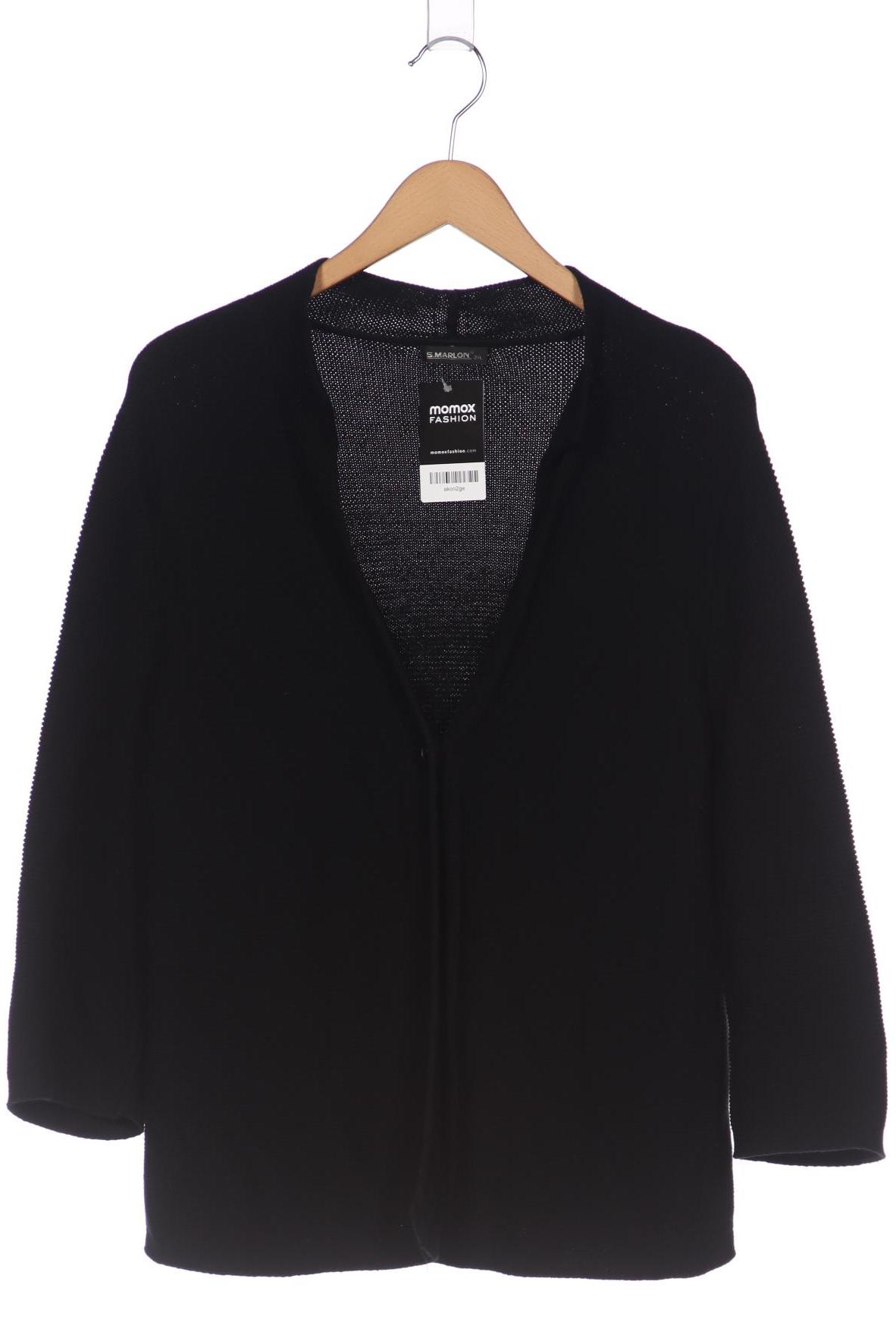 

S.marlon Damen Strickjacke, schwarz, Gr. 46
