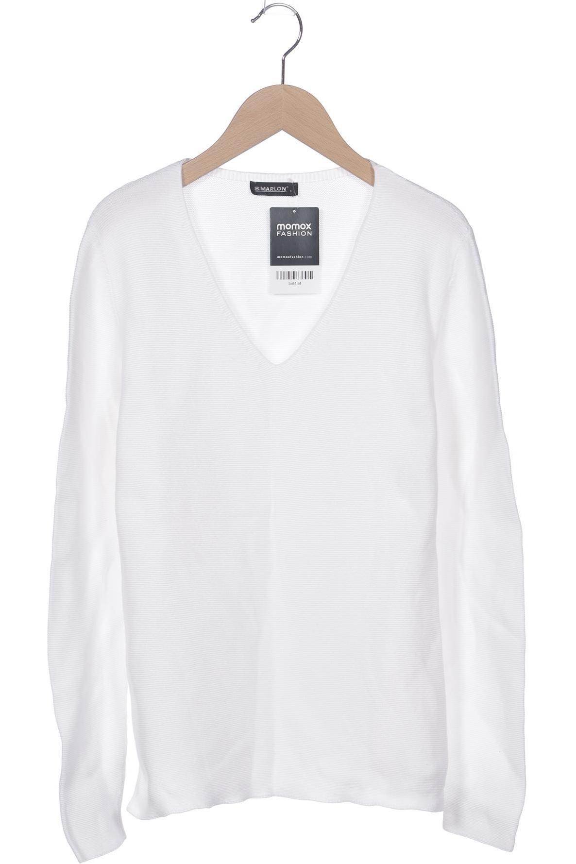

S.marlon Damen Pullover, weiß, Gr. 36