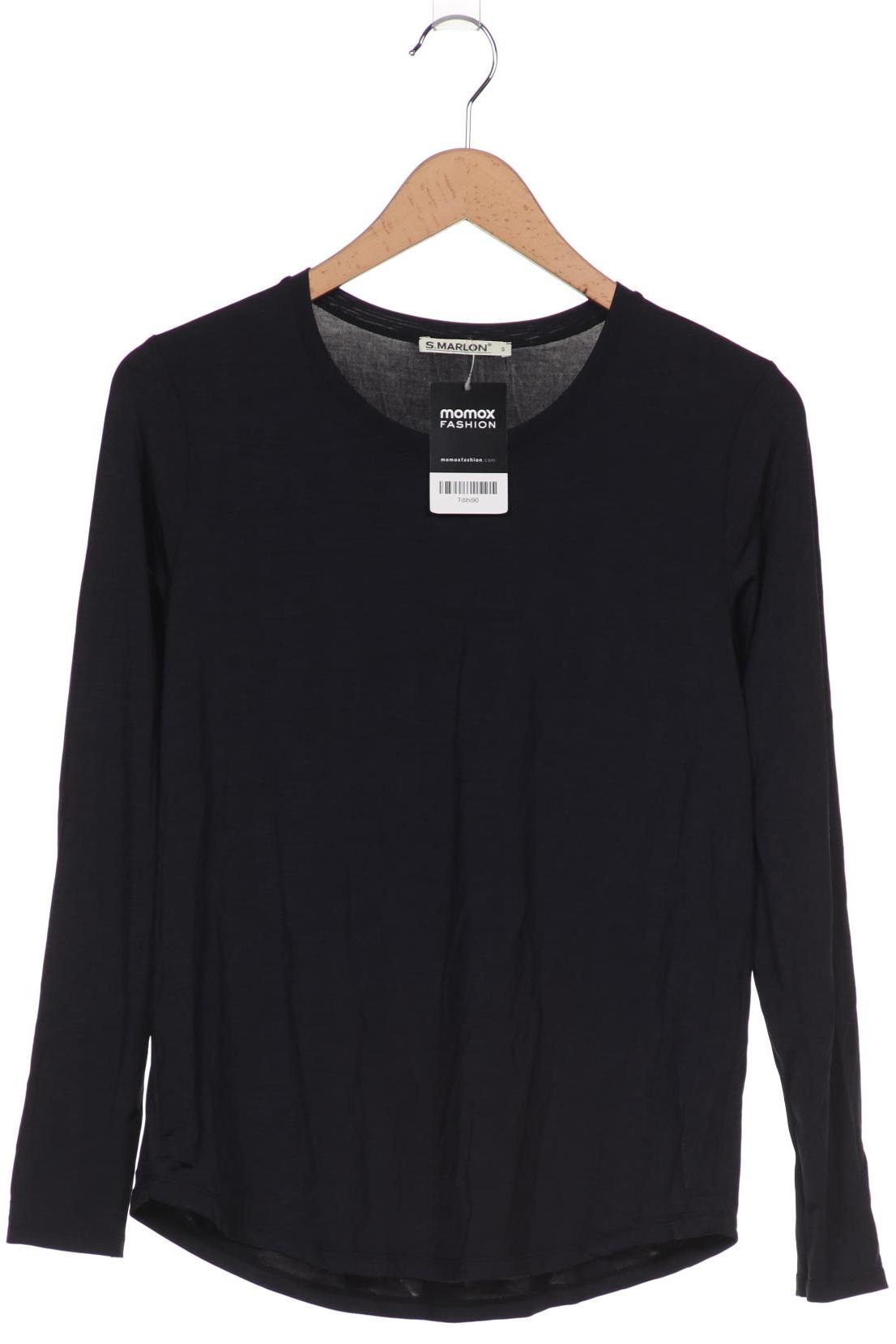 

S.MARLON Damen Langarmshirt, schwarz