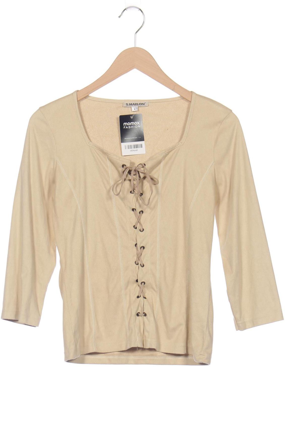 

S.marlon Damen Langarmshirt, beige, Gr. 42