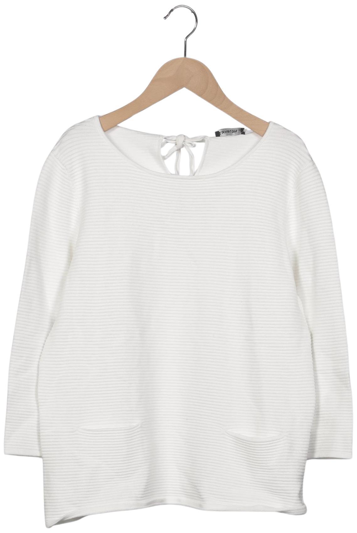 

S.marlon Damen Pullover, weiß, Gr. 38
