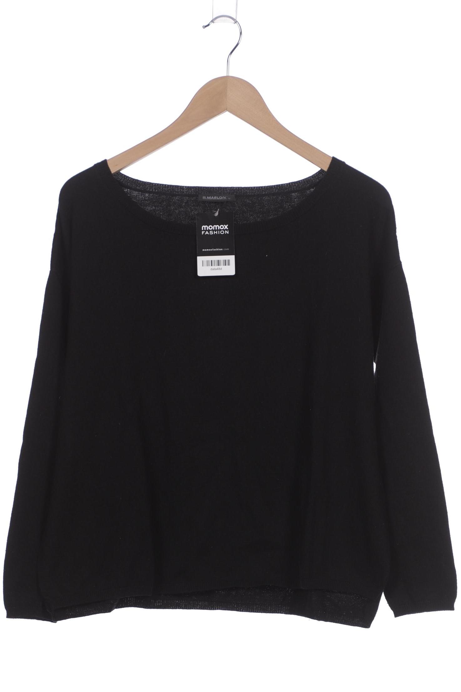 

S.marlon Damen Pullover, schwarz, Gr. 38