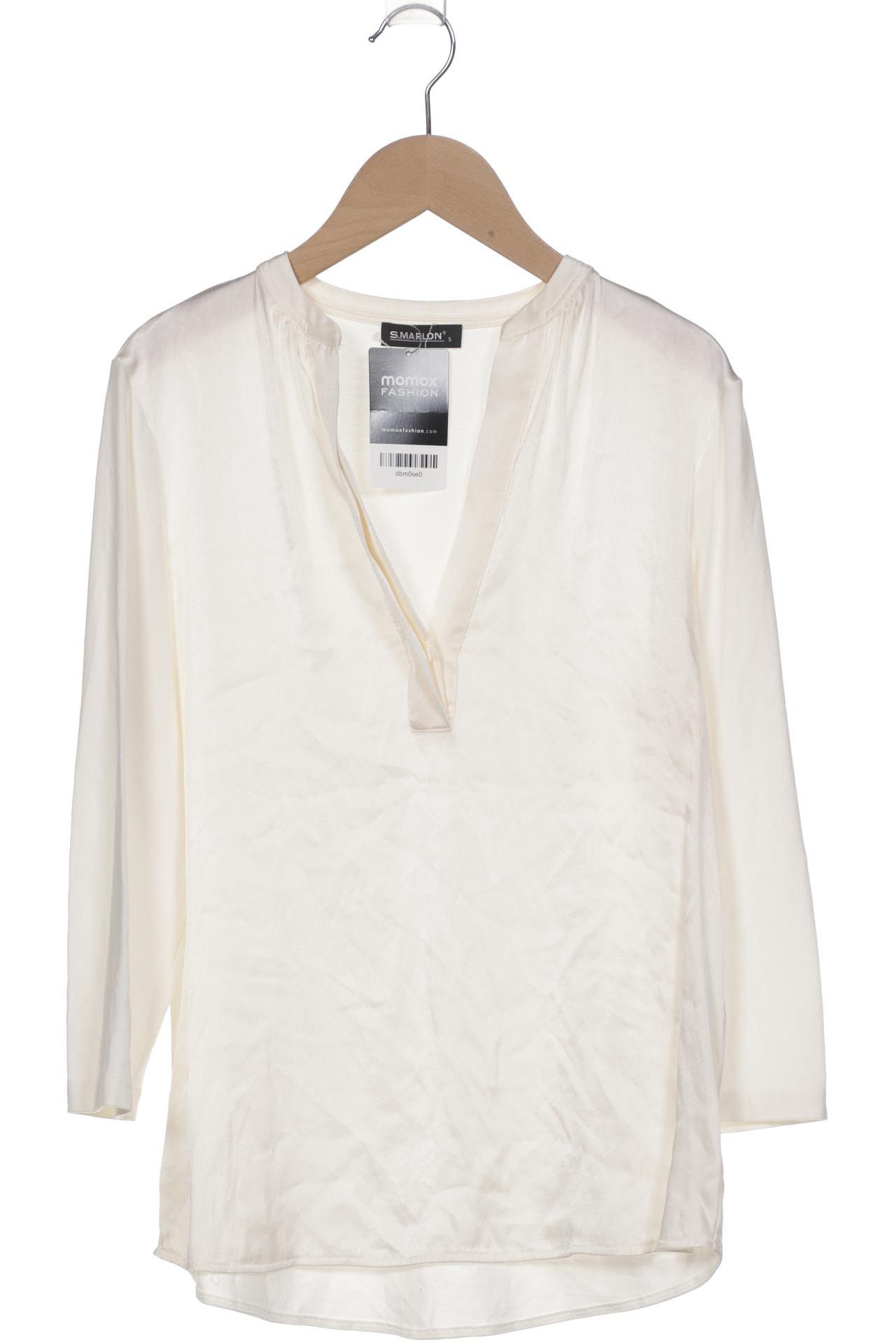 

S.marlon Damen Langarmshirt, cremeweiß, Gr. 36