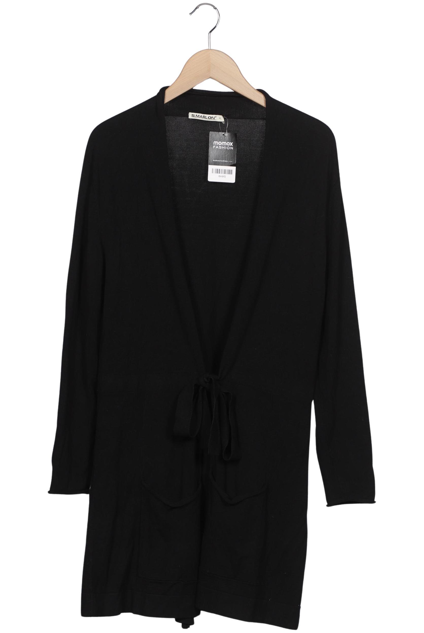 

S.marlon Damen Strickjacke, schwarz, Gr. 44