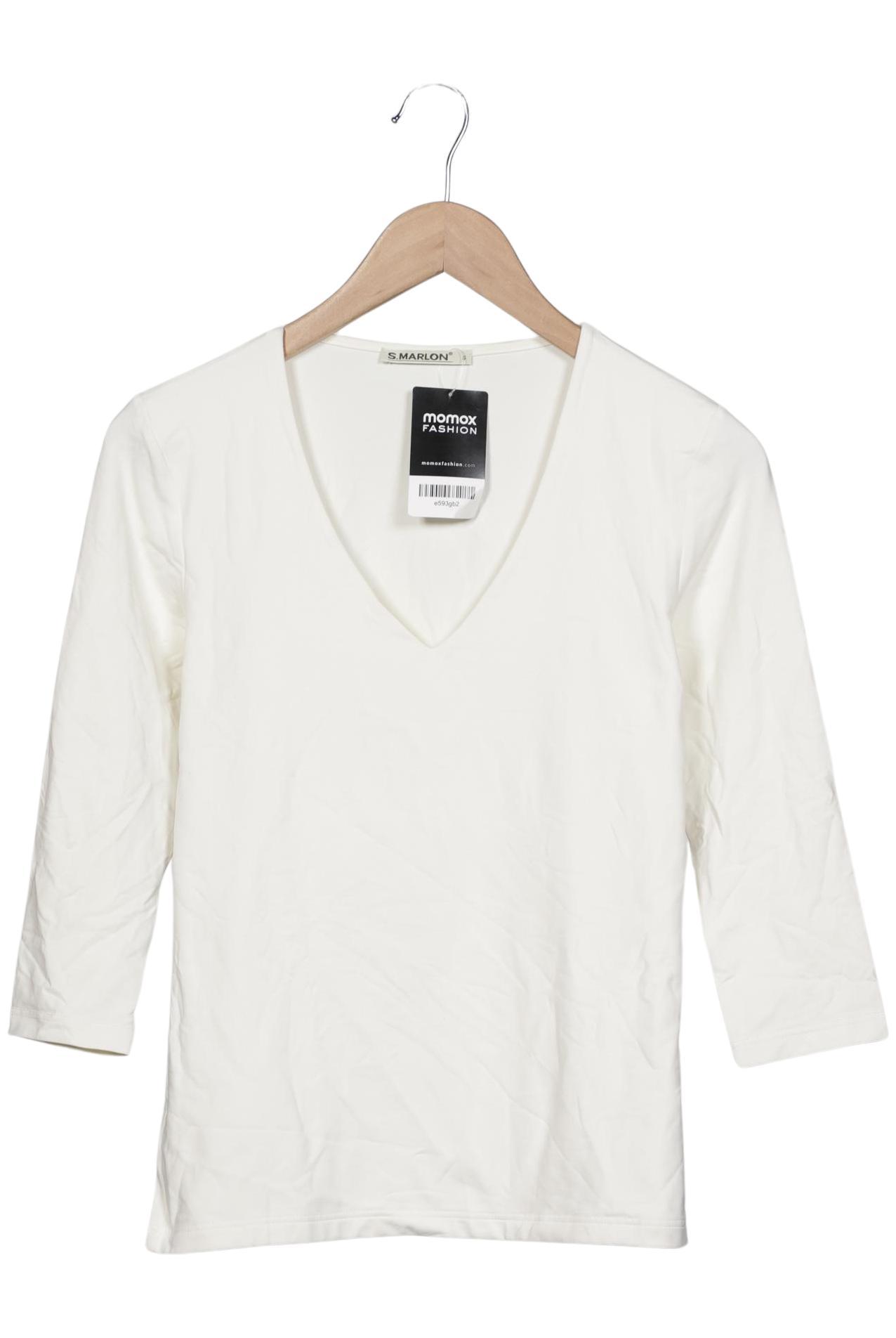 

S.marlon Damen Langarmshirt, weiß, Gr. 36