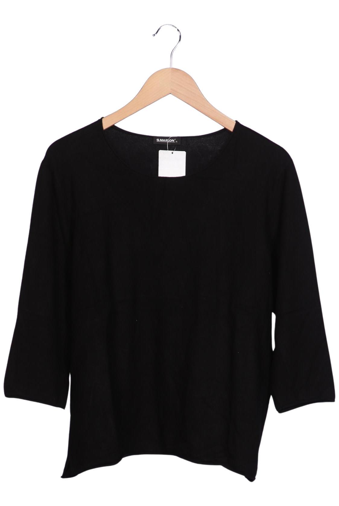 

S.marlon Damen Pullover, schwarz, Gr. 44