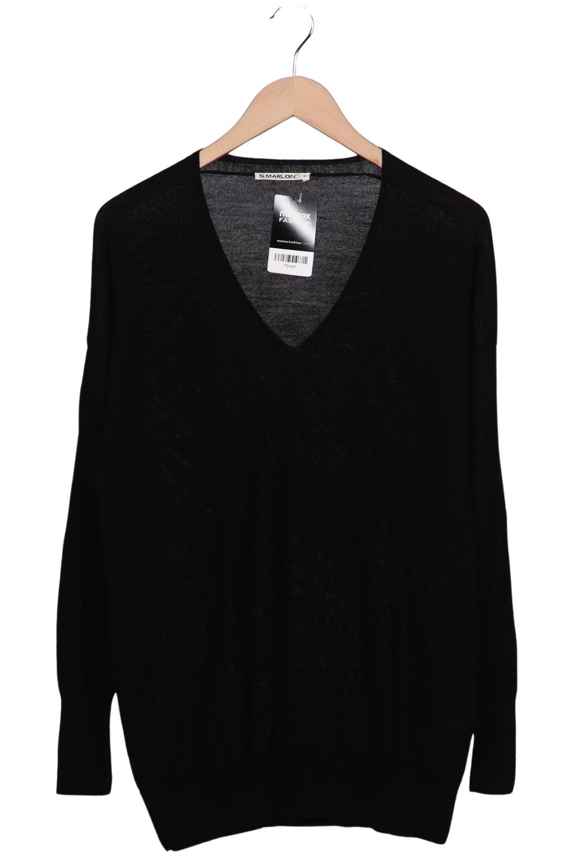 

S.marlon Damen Pullover, schwarz, Gr. 38