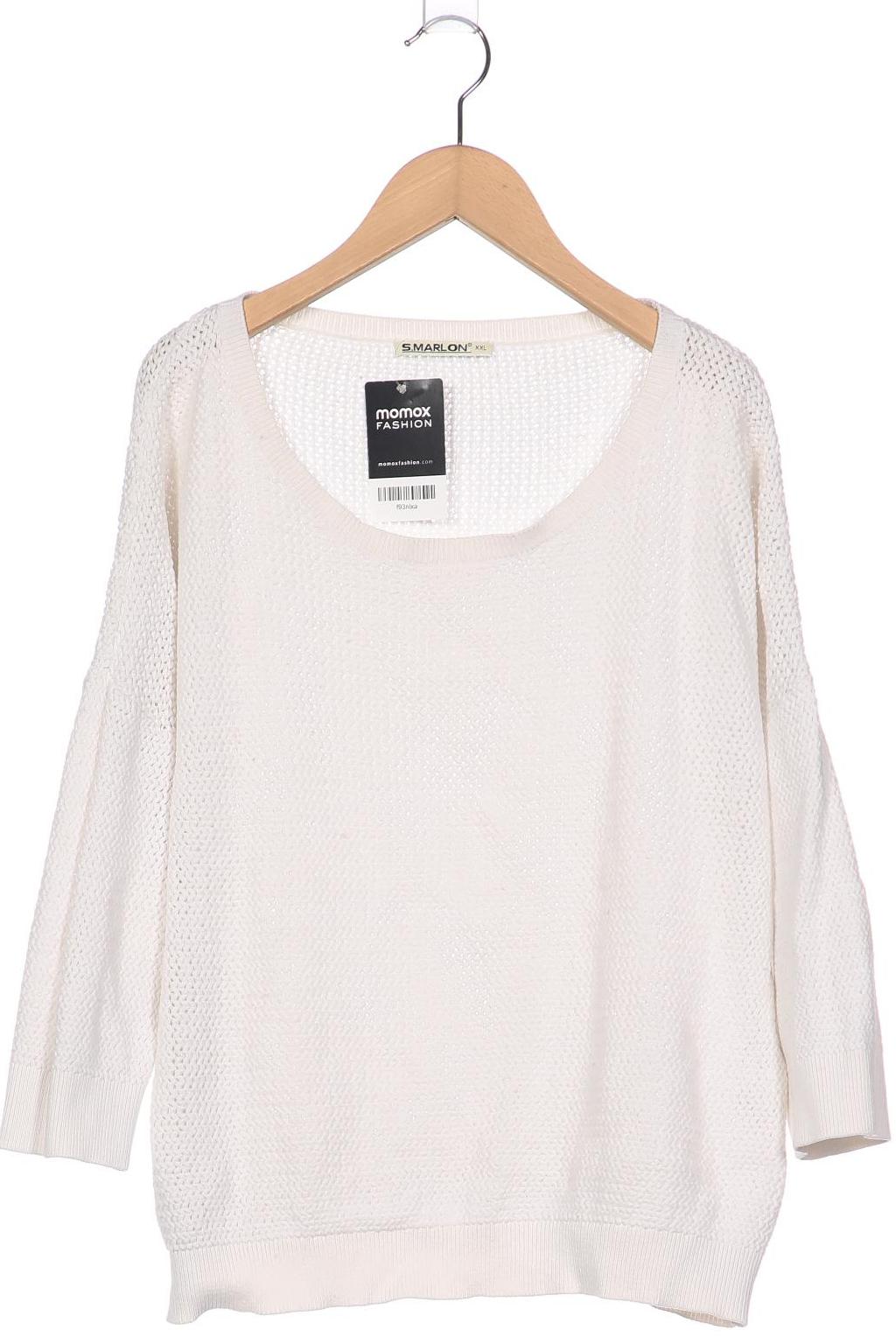

S.marlon Damen Pullover, weiß, Gr. 46