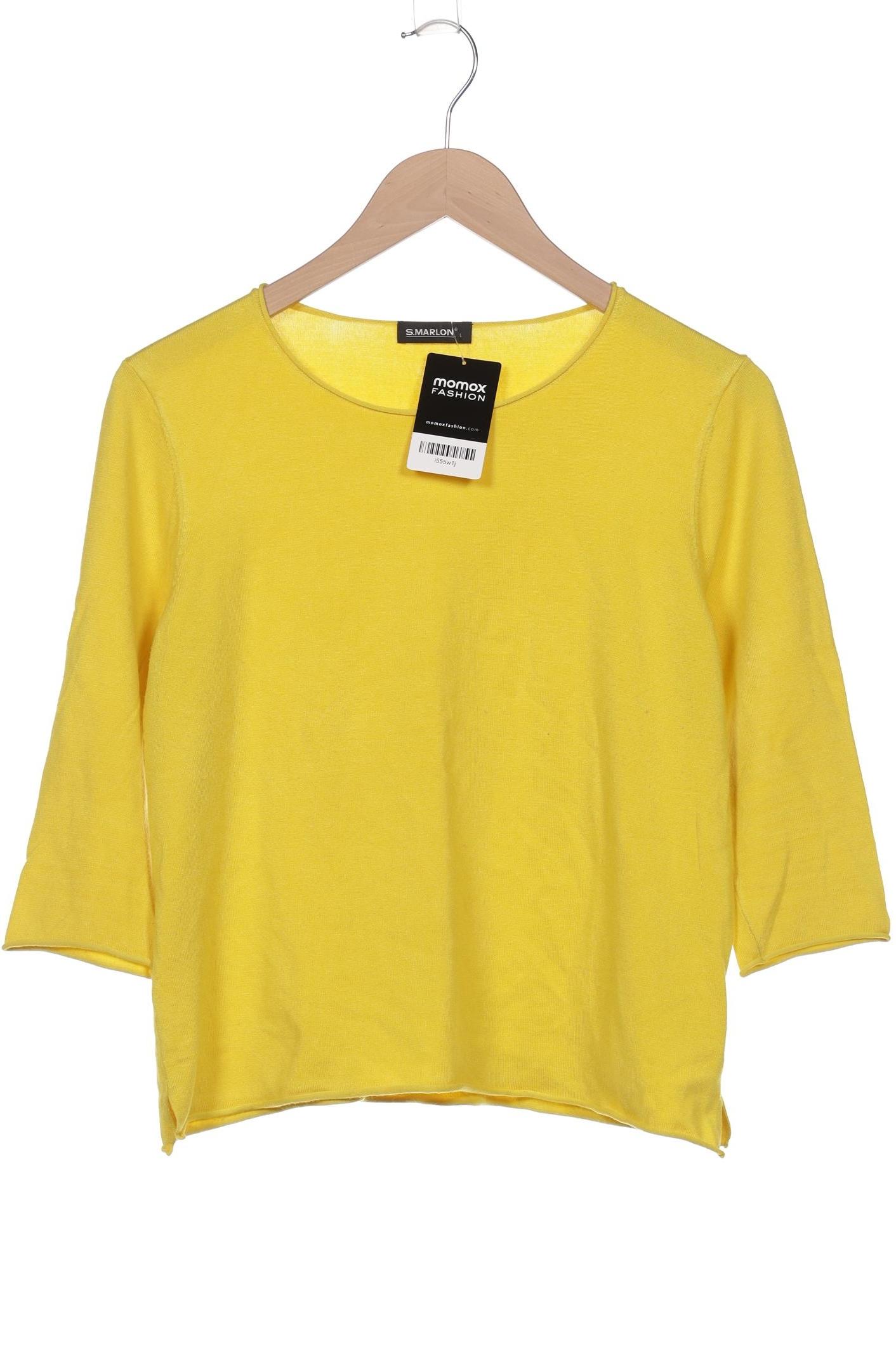 

S.marlon Damen Pullover, gelb, Gr. 42