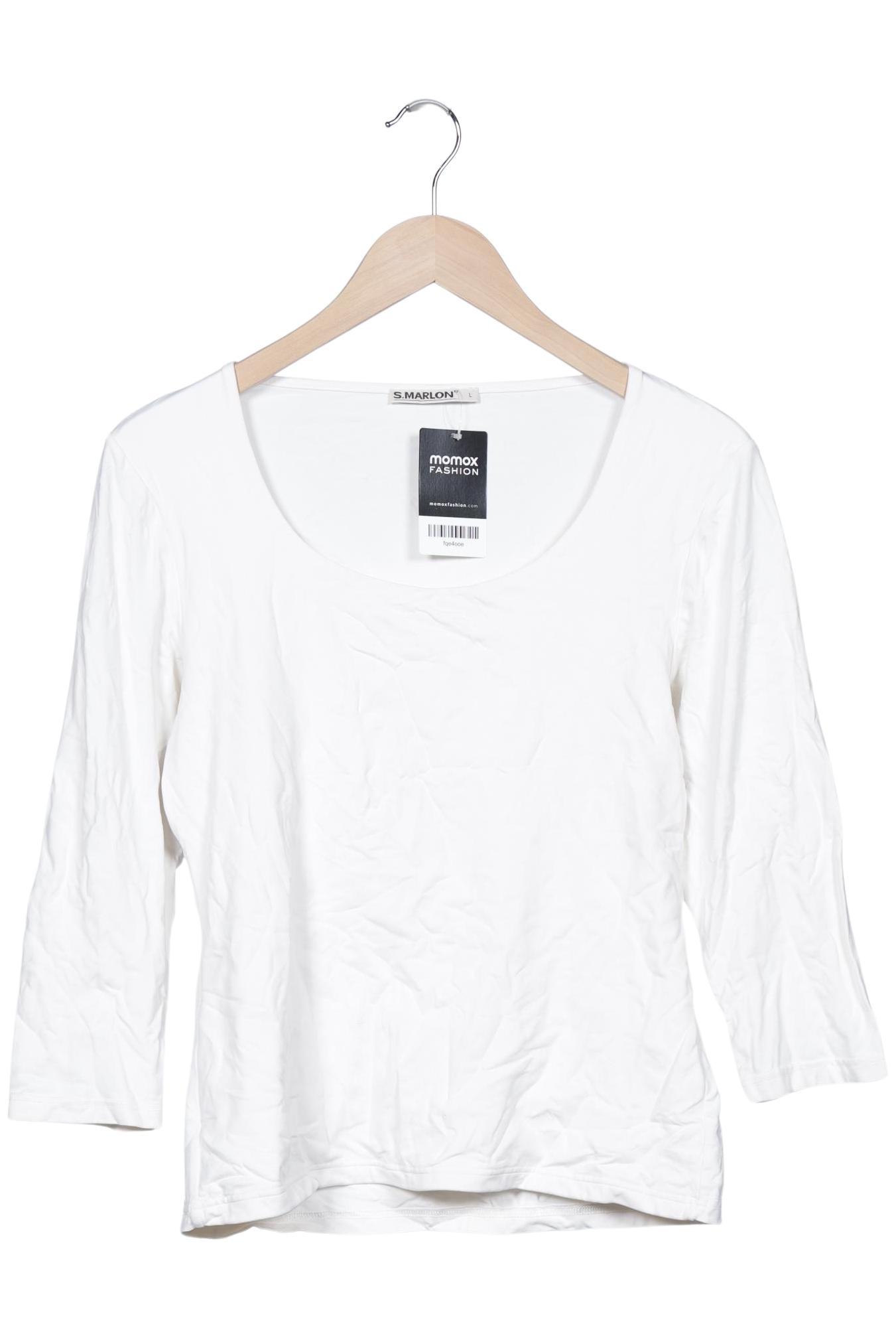 

S.marlon Damen Langarmshirt, weiß, Gr. 42