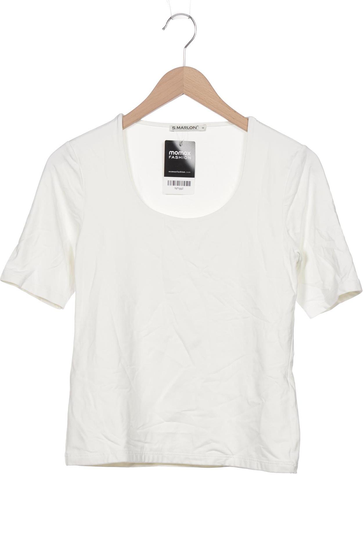 

S.MARLON Damen T-Shirt, weiß