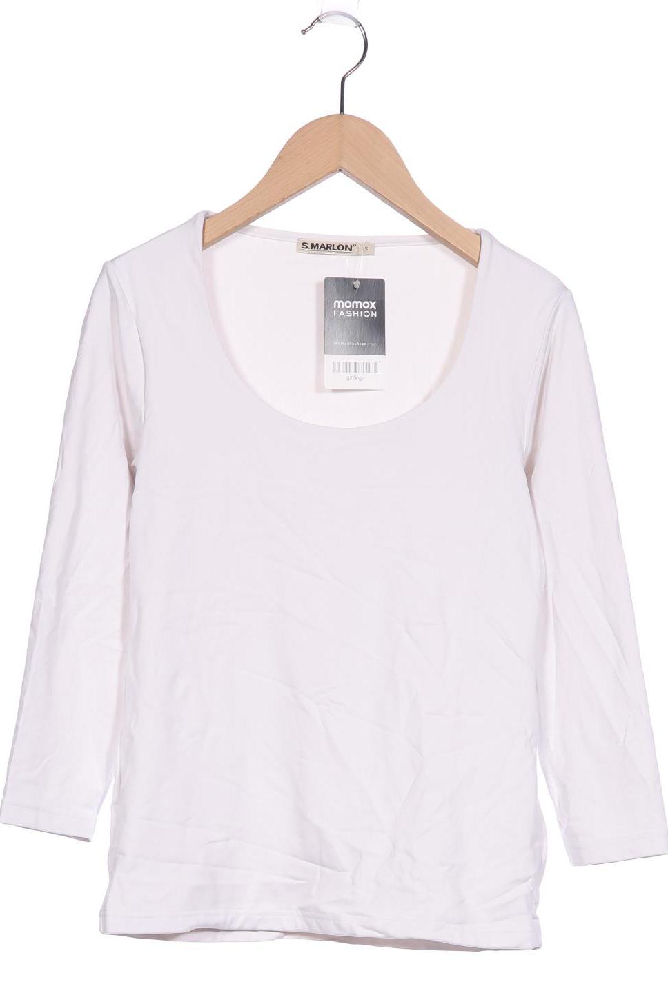 

S.MARLON Damen Langarmshirt, weiß