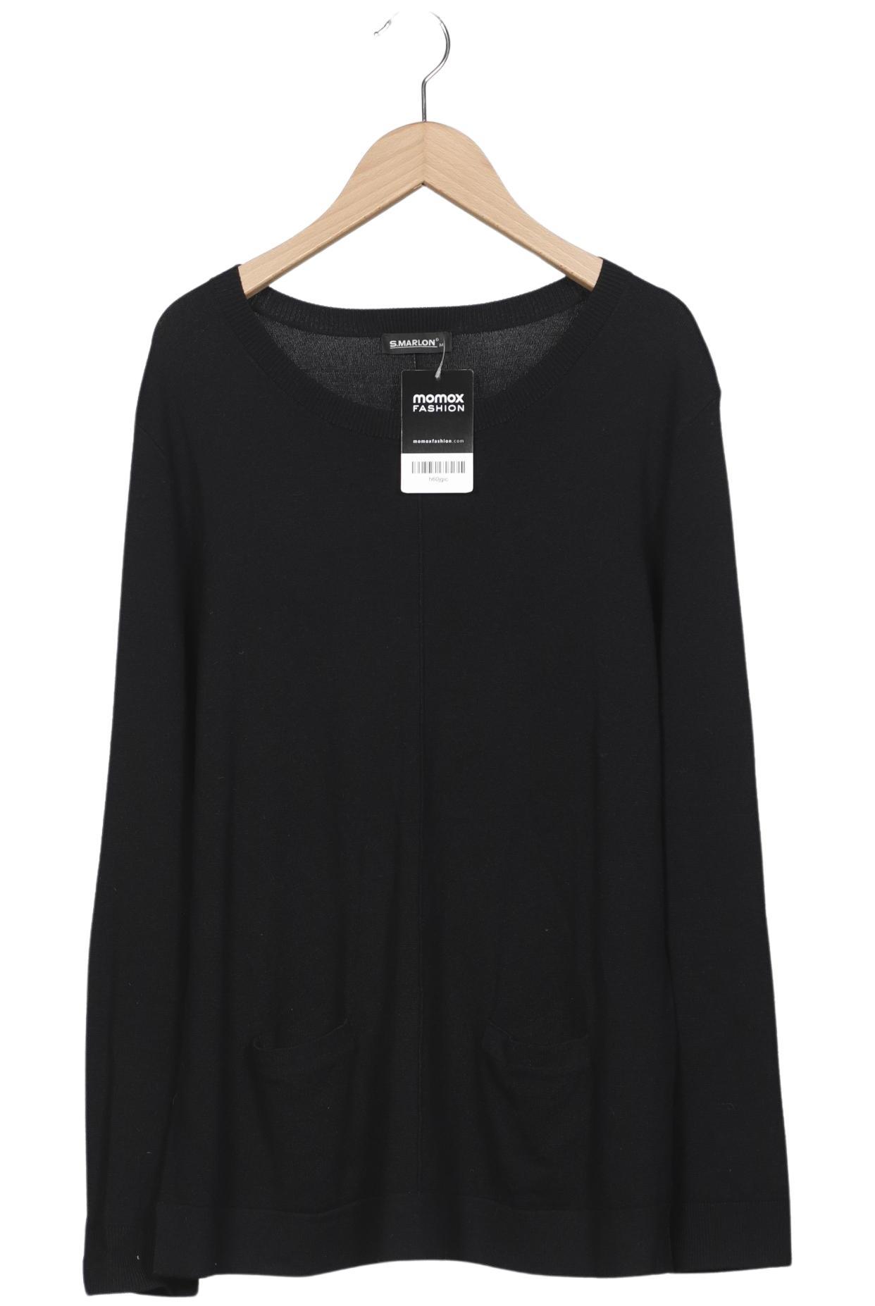

S.marlon Damen Pullover, schwarz, Gr. 38
