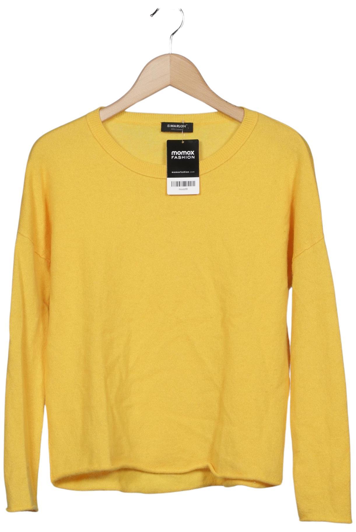 

S.marlon Damen Pullover, gelb, Gr. 42