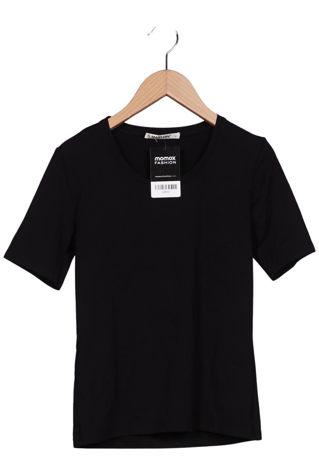 

S.marlon Damen T-Shirt, schwarz, Gr. 36