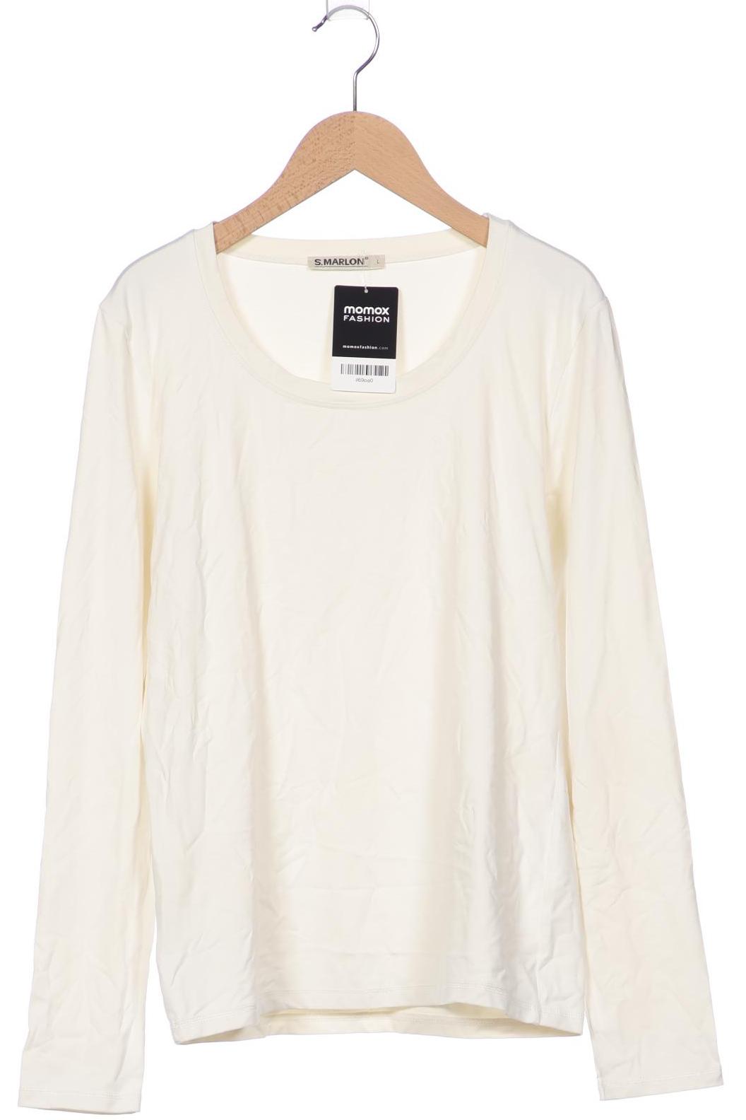 

S.marlon Damen Langarmshirt, cremeweiß, Gr. 42