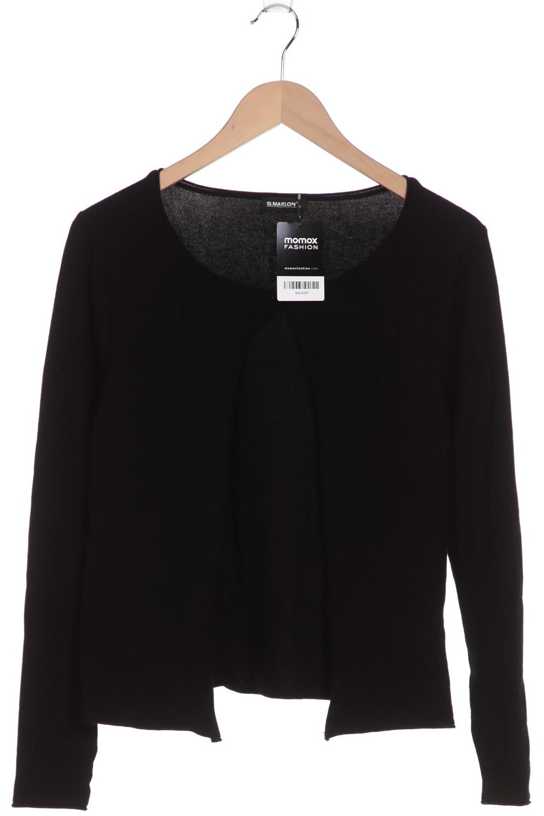 

S.marlon Damen Strickjacke, schwarz, Gr. 38
