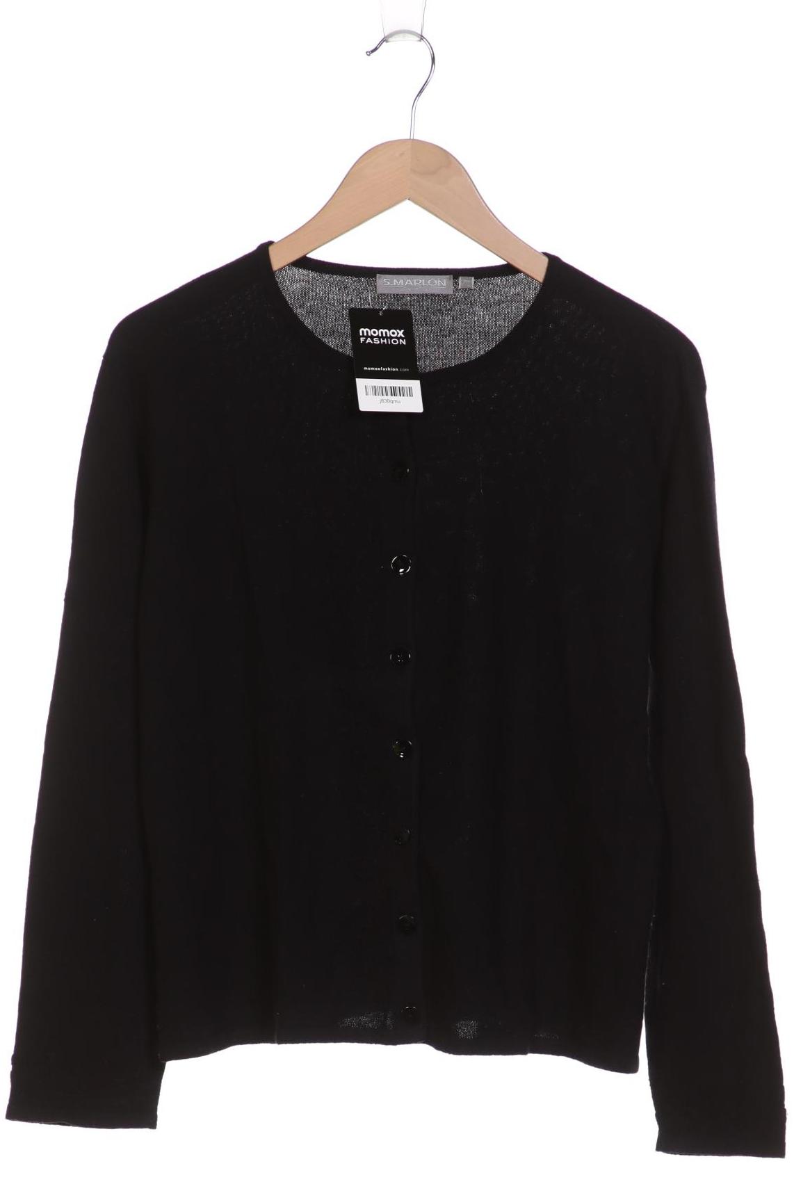 

S.marlon Damen Strickjacke, schwarz, Gr. 44