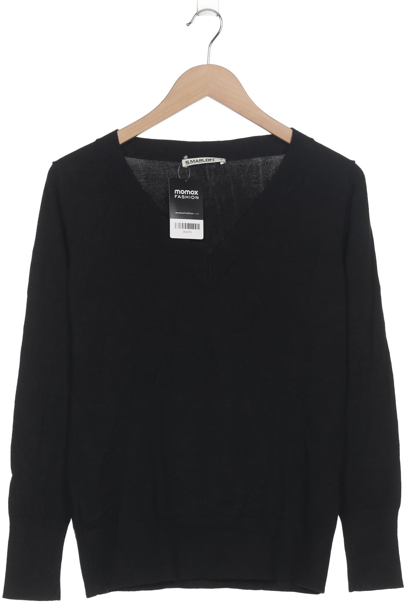 

S.marlon Damen Pullover, schwarz, Gr. 38