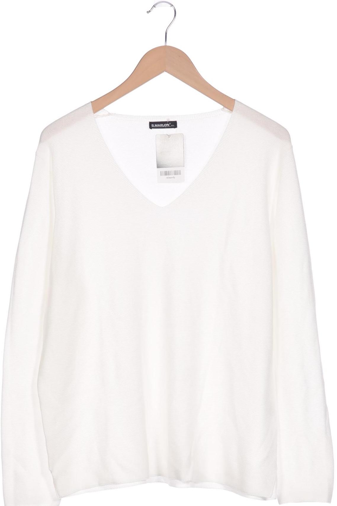 

S.marlon Damen Pullover, weiß, Gr. 46