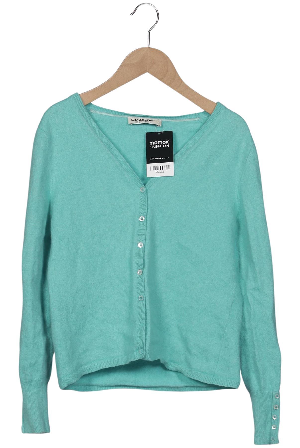 

S.marlon Damen Strickjacke, türkis, Gr. 42