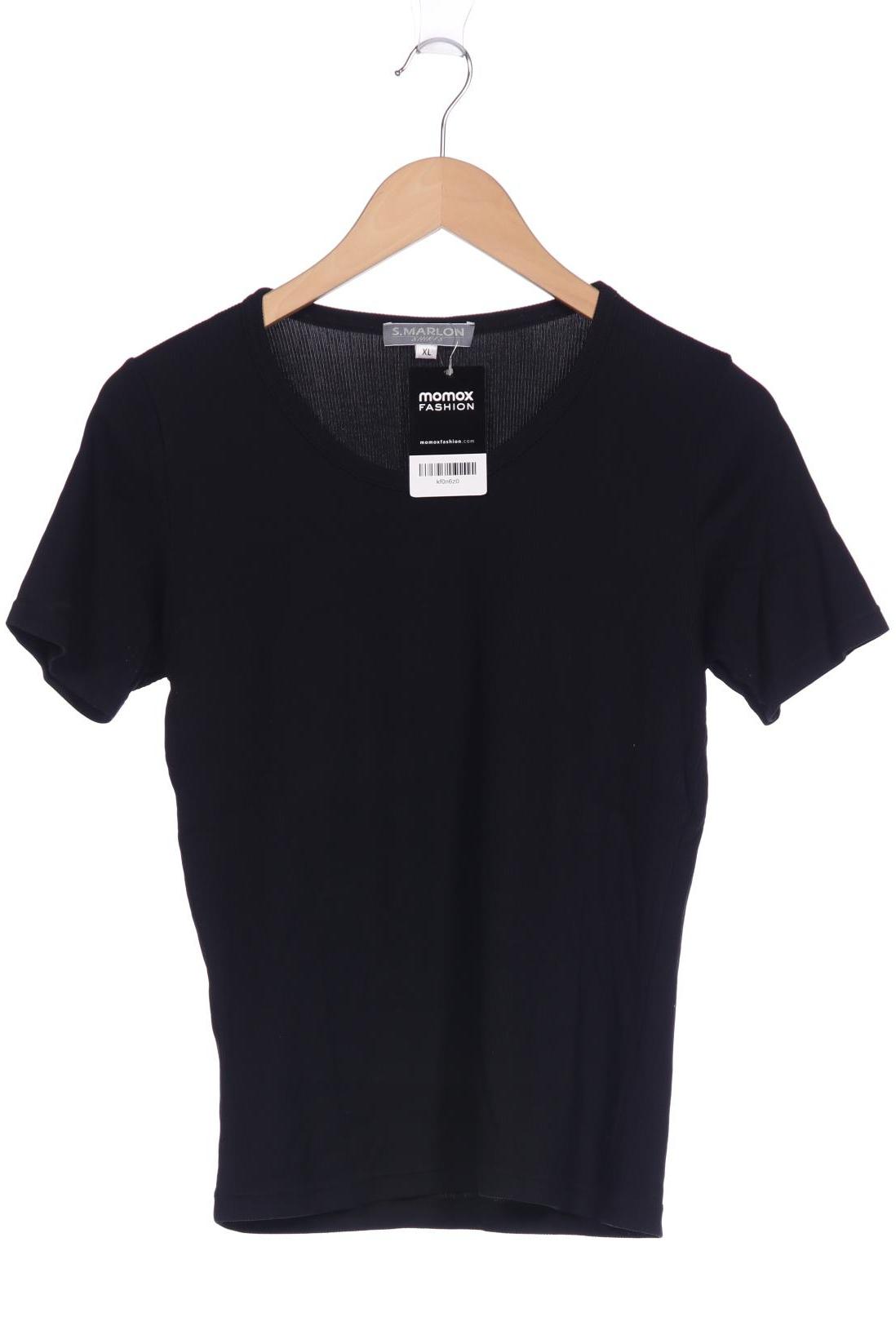 

S.MARLON Damen T-Shirt, schwarz