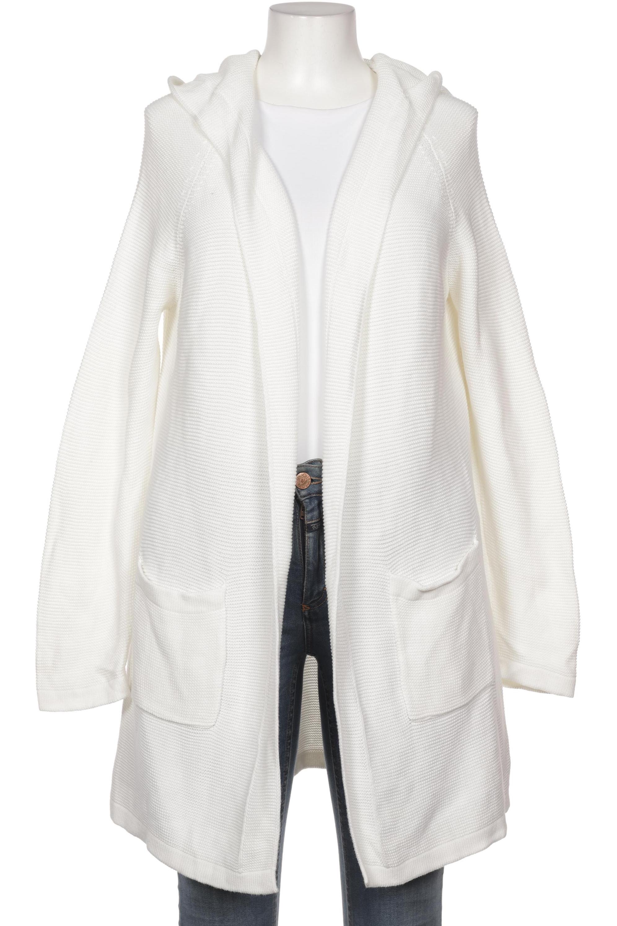 

S.marlon Damen Strickjacke, weiß, Gr. 44