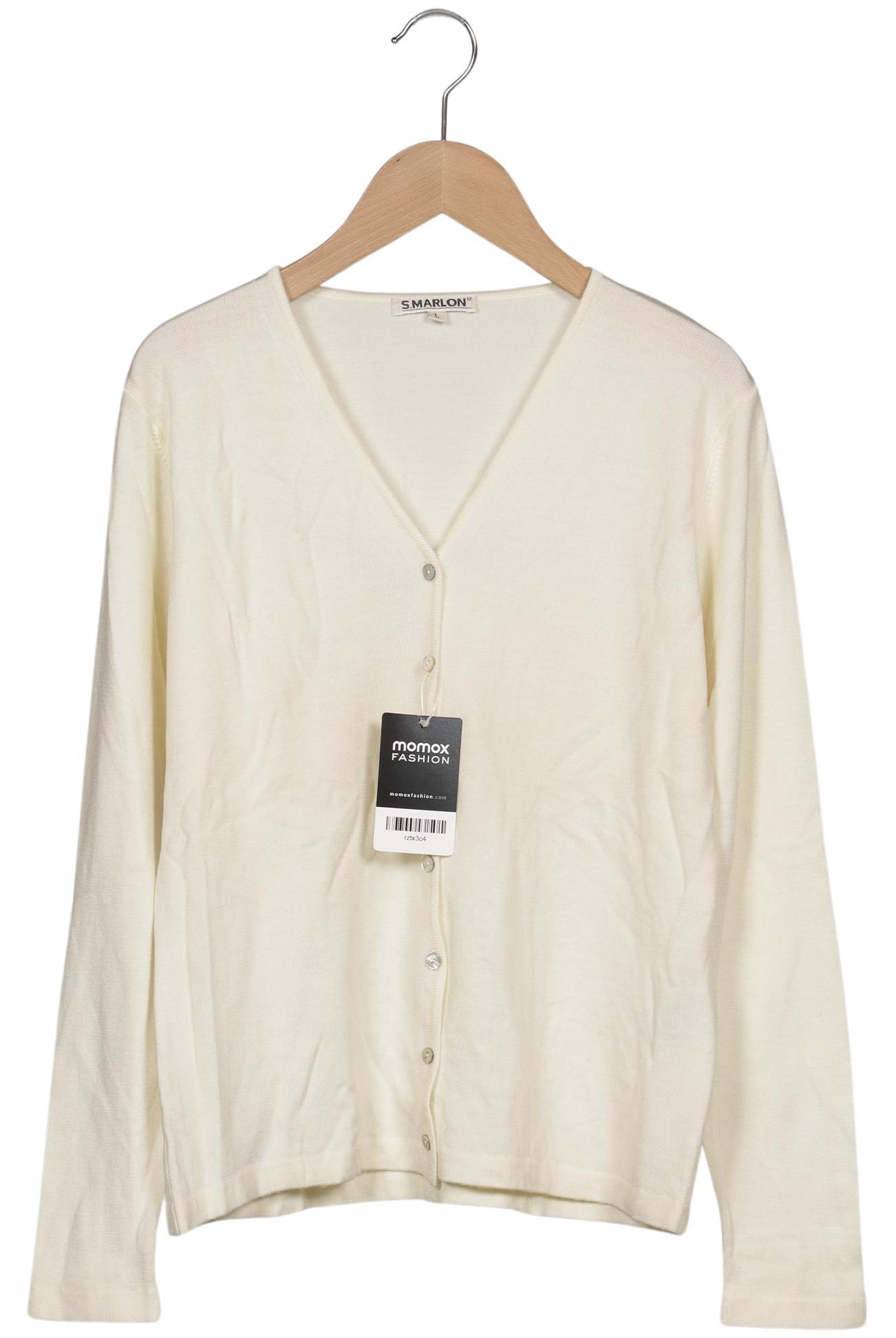 

S.marlon Damen Strickjacke, cremeweiß, Gr. 42