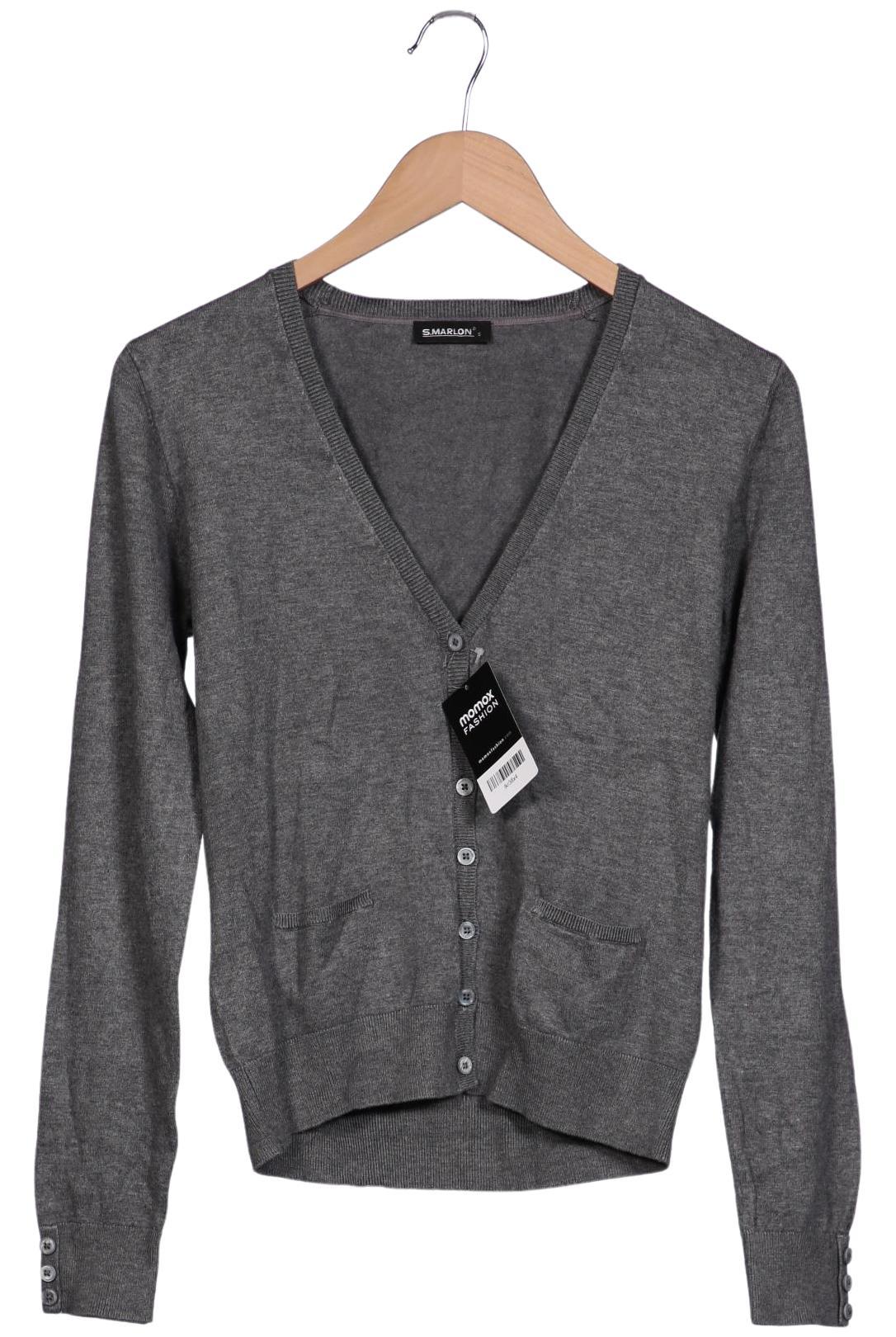 

S.marlon Damen Strickjacke, grau, Gr. 36